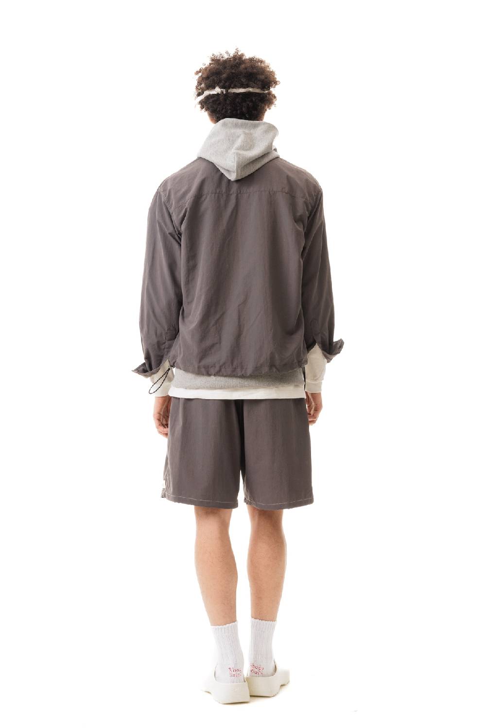Lc23 Nylon Shirt Grey-Cream Vendita Economica