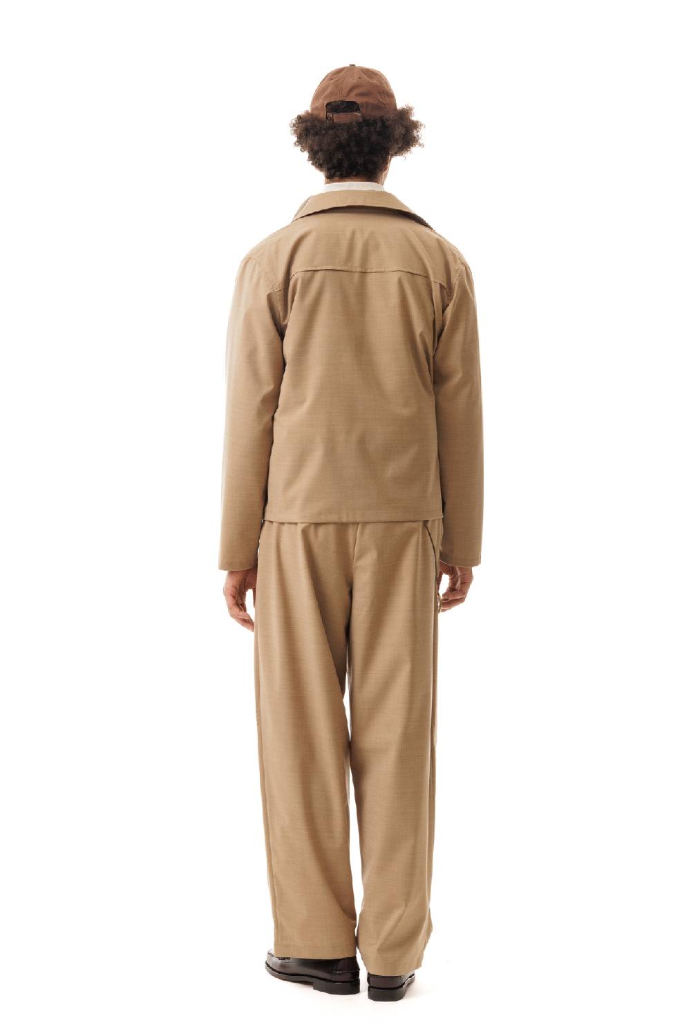 Lc23 Nylon-Wool Overshirt Camel Moda