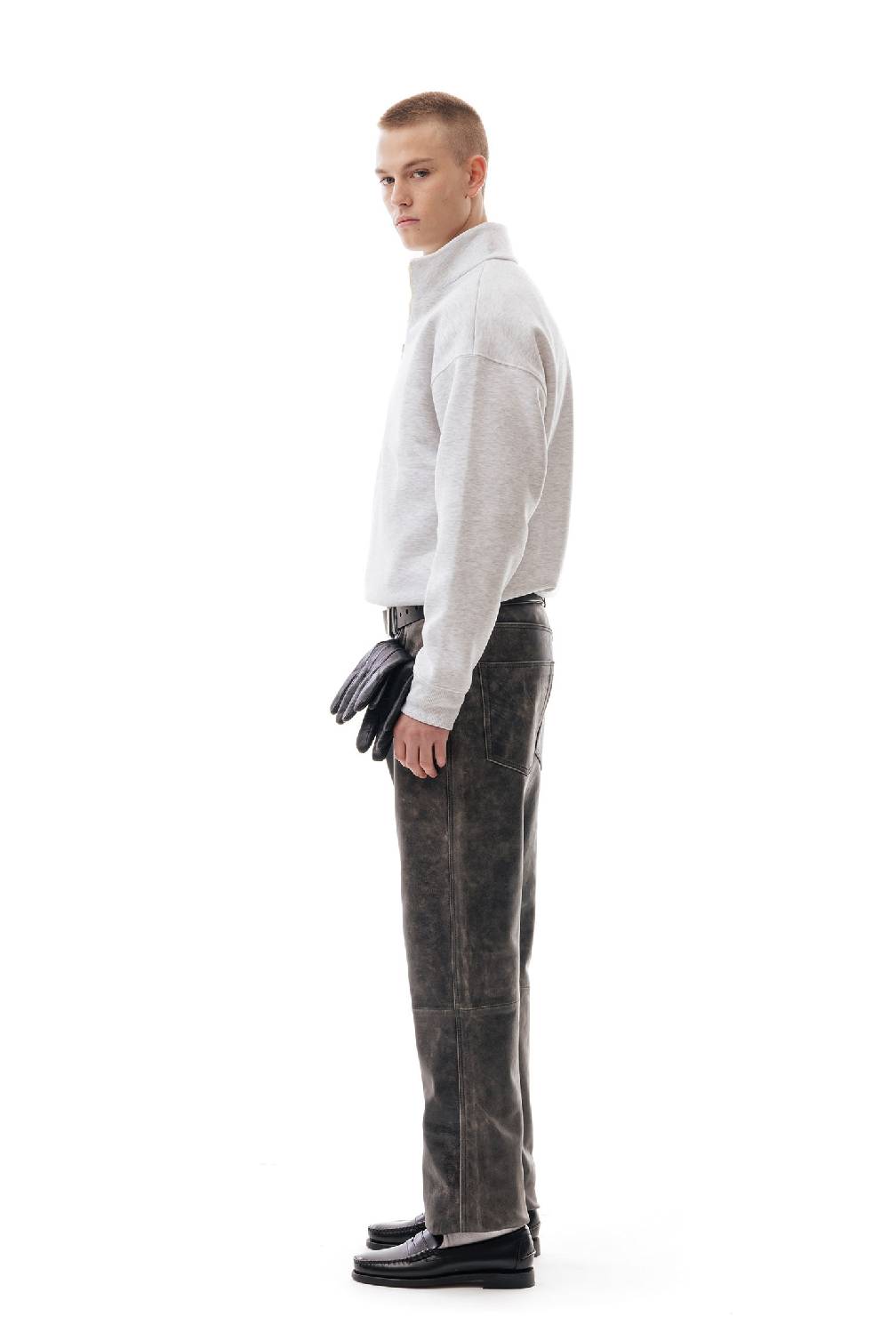 Lc23 Leather Trousers Qualità