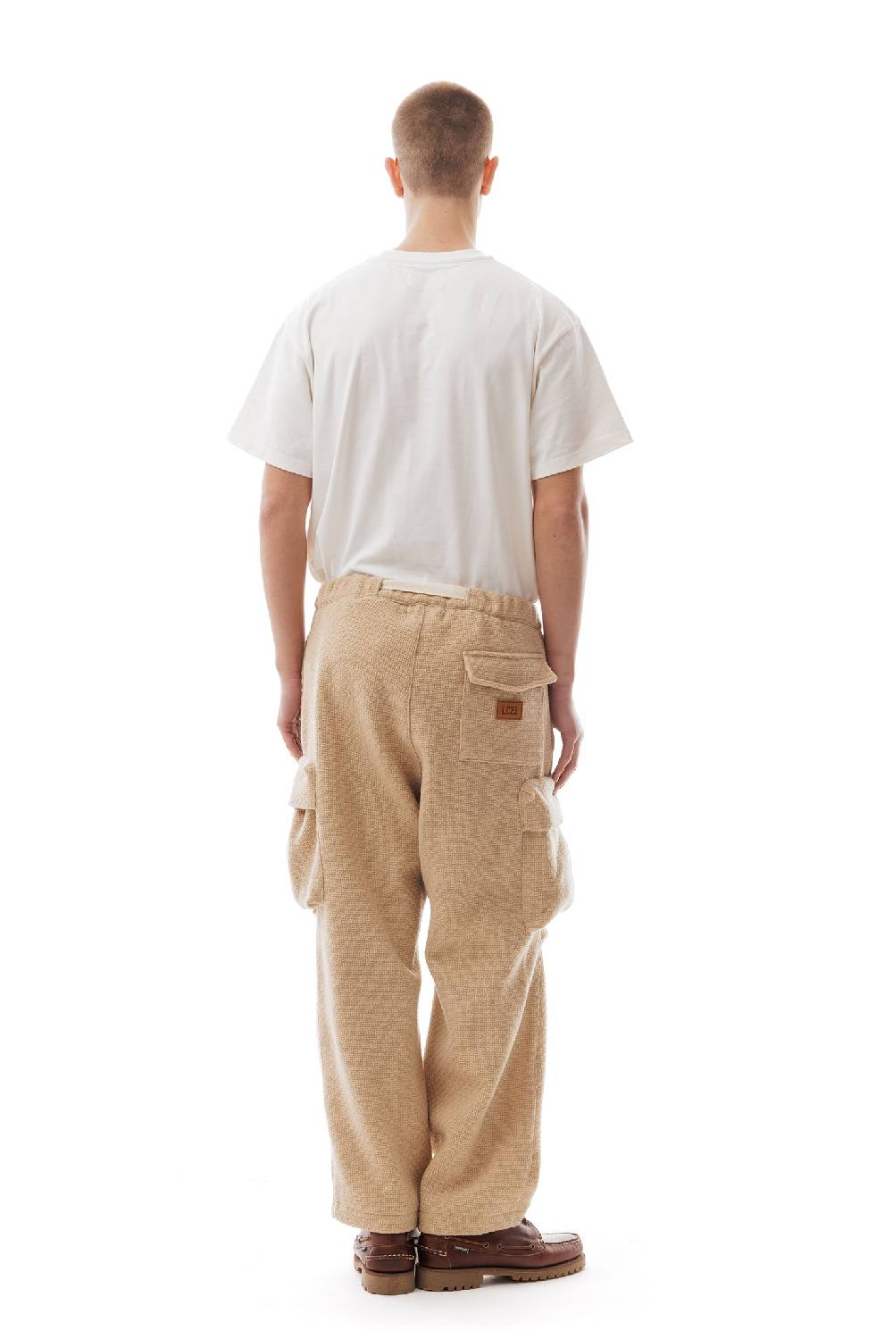 Lc23 Wool Cargo Pants Beige Vendita