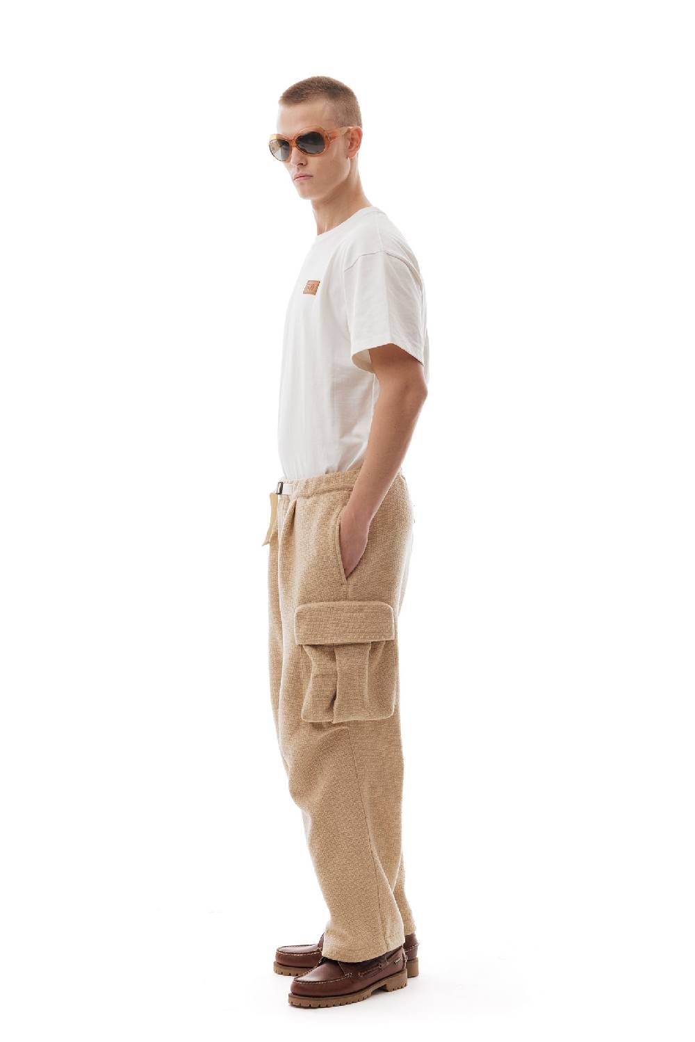 Lc23 Wool Cargo Pants Beige Vendita