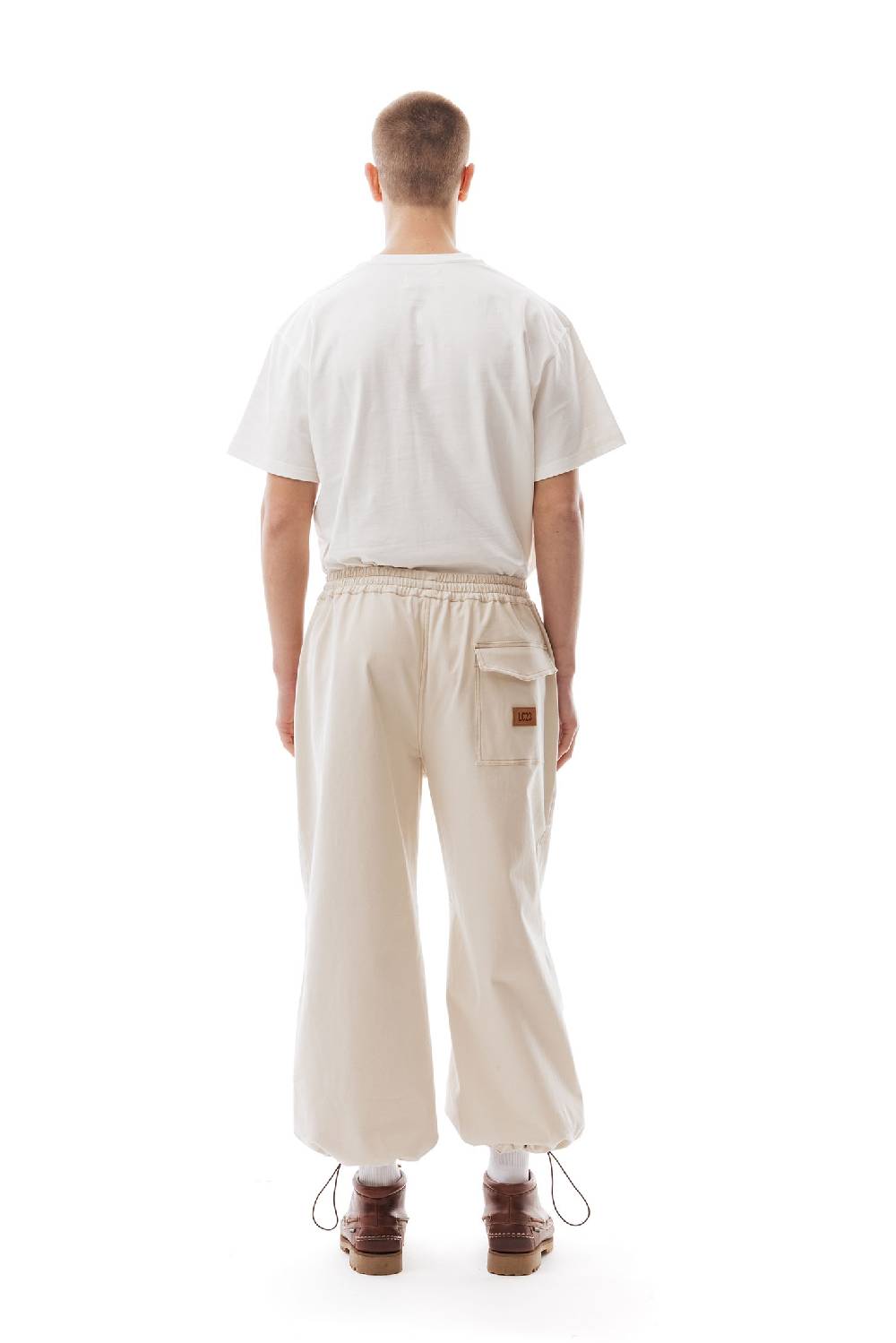 Lc23 Paracadute Pants Cream Qualità Garantita