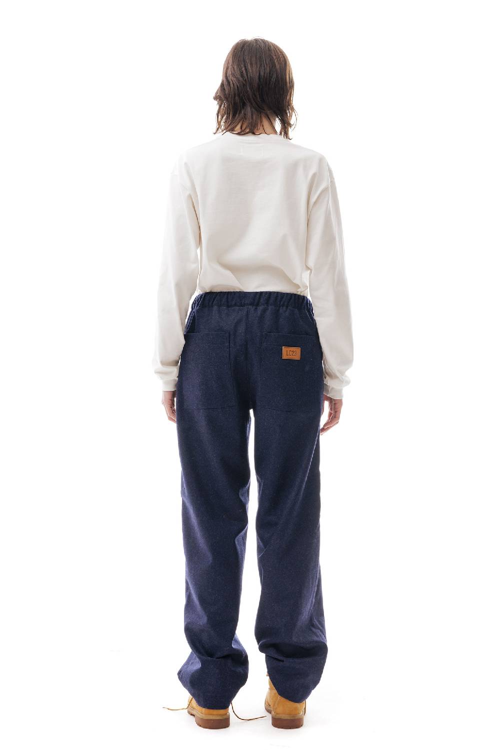 Lc23 WR Wool Pants Navy Consegna Veloce