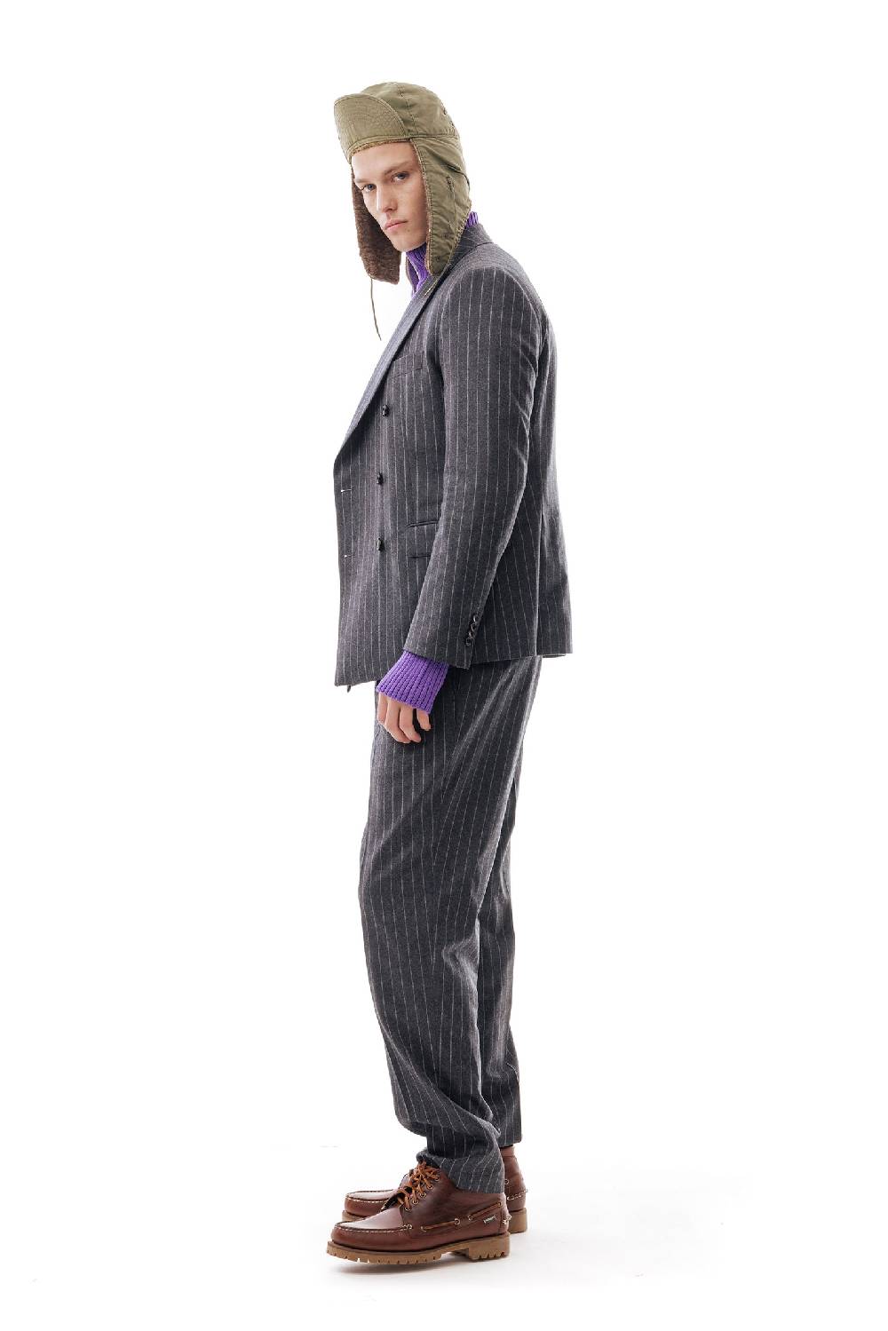 Lc23 Gessato Grey Blazer Promozione Limitata