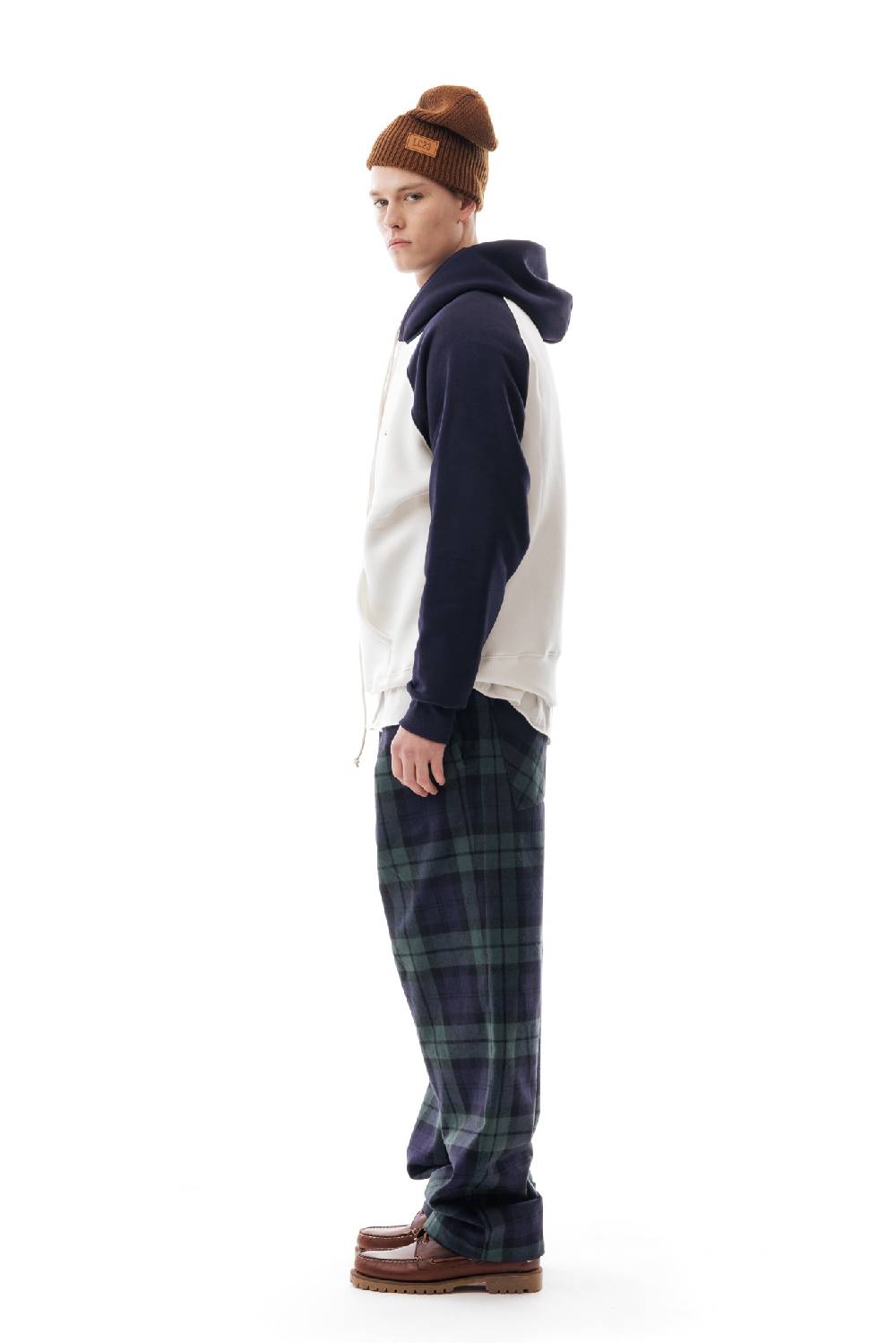 Lc23 Bicolor Hoodie Cream/Navy Convenienza