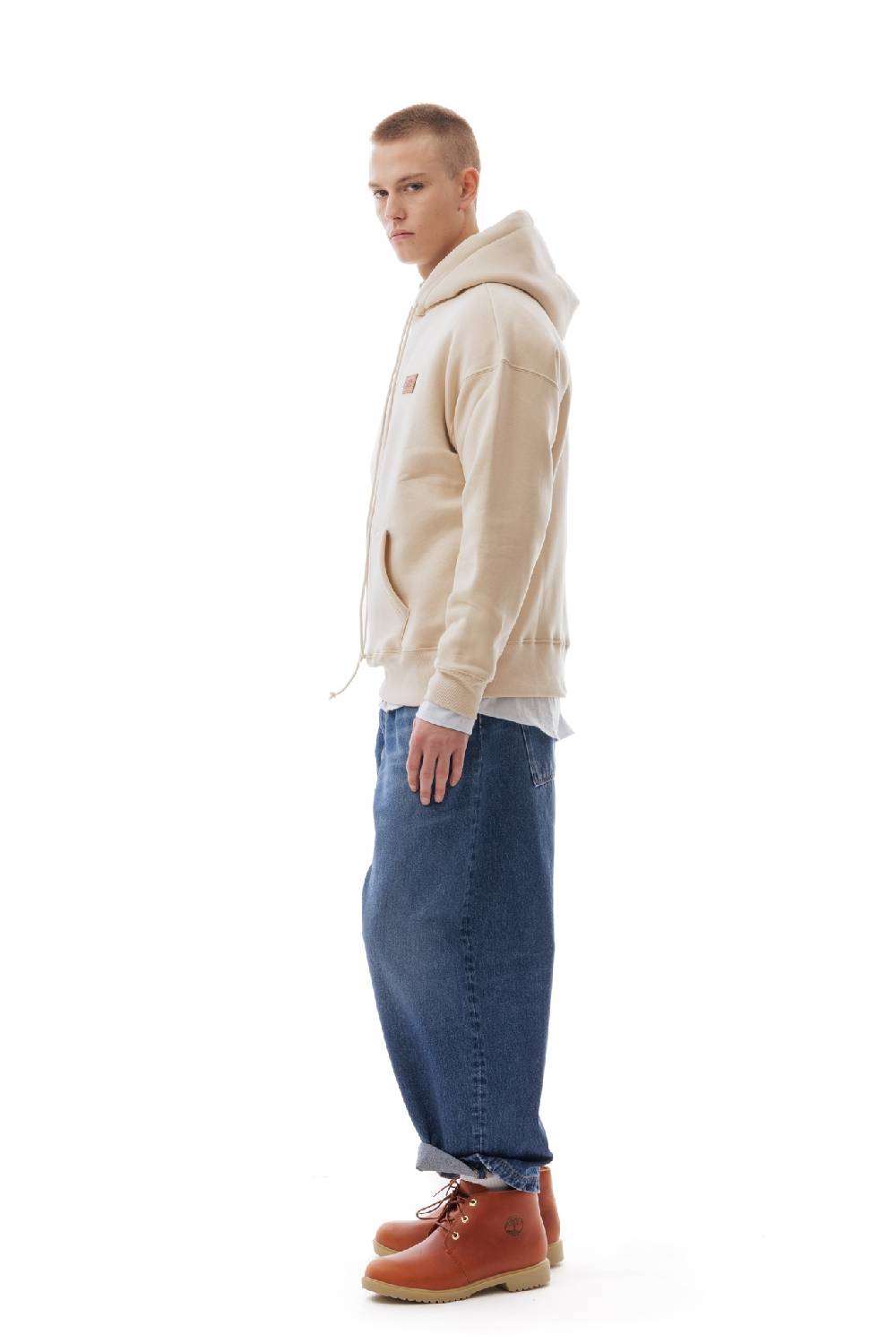 Lc23 Basic Hoodie Beige Novità