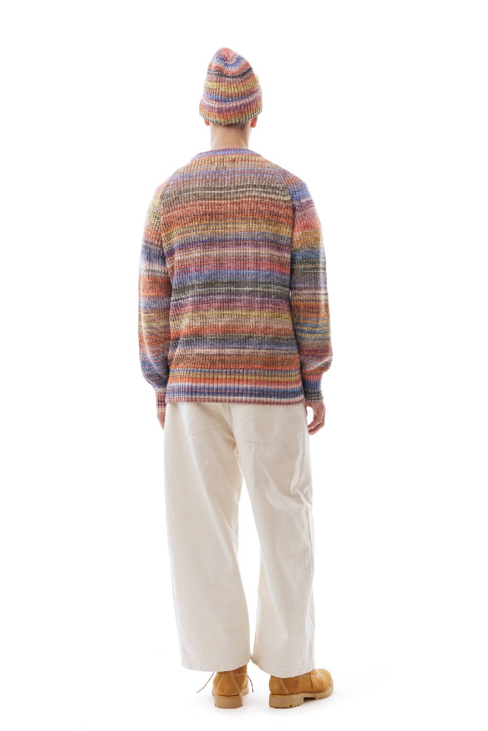 Lc23 Multicolor Sweater Cream/Blue/Pink Offerta
