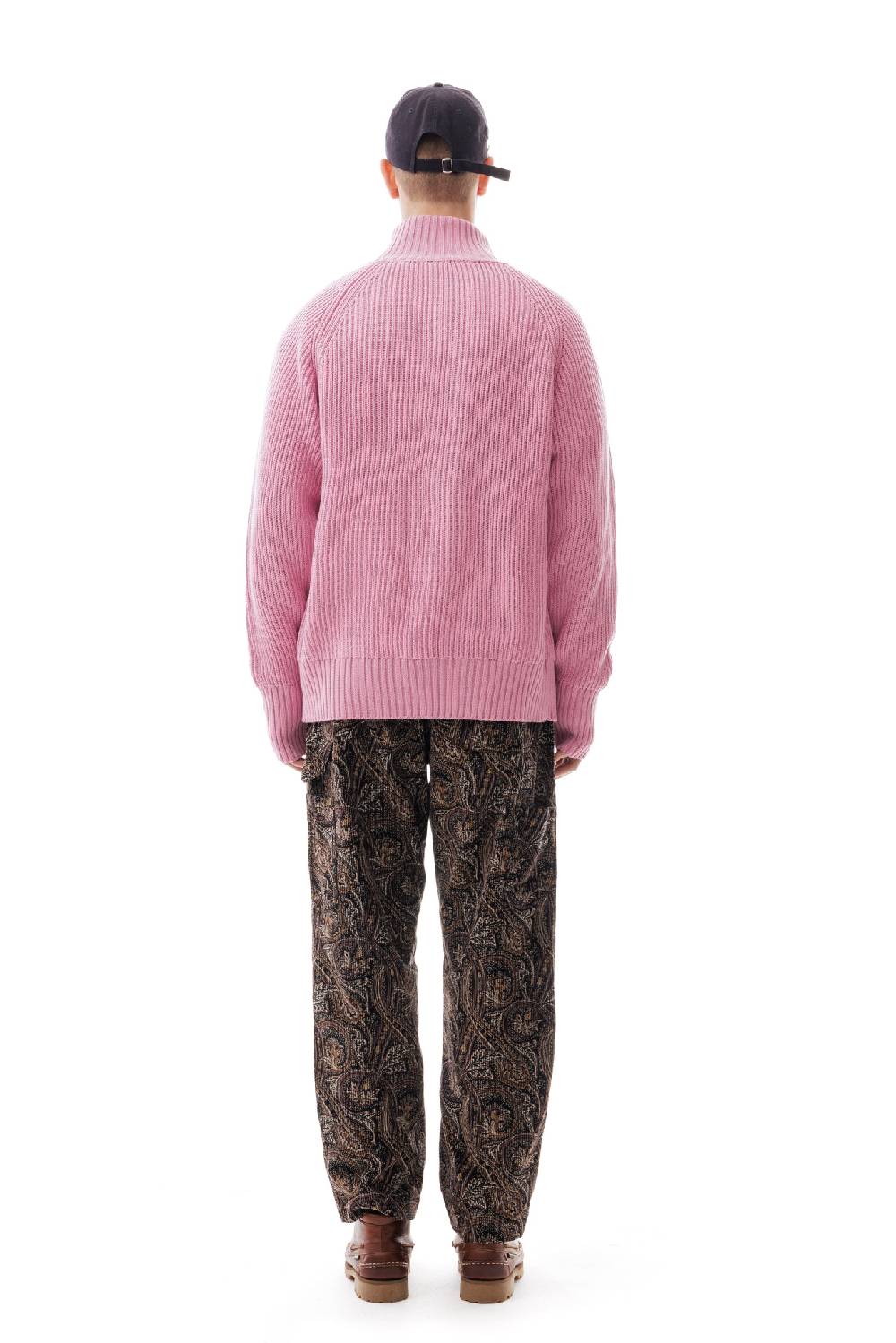 Lc23 English Knit Zip Sweater Pink Online
