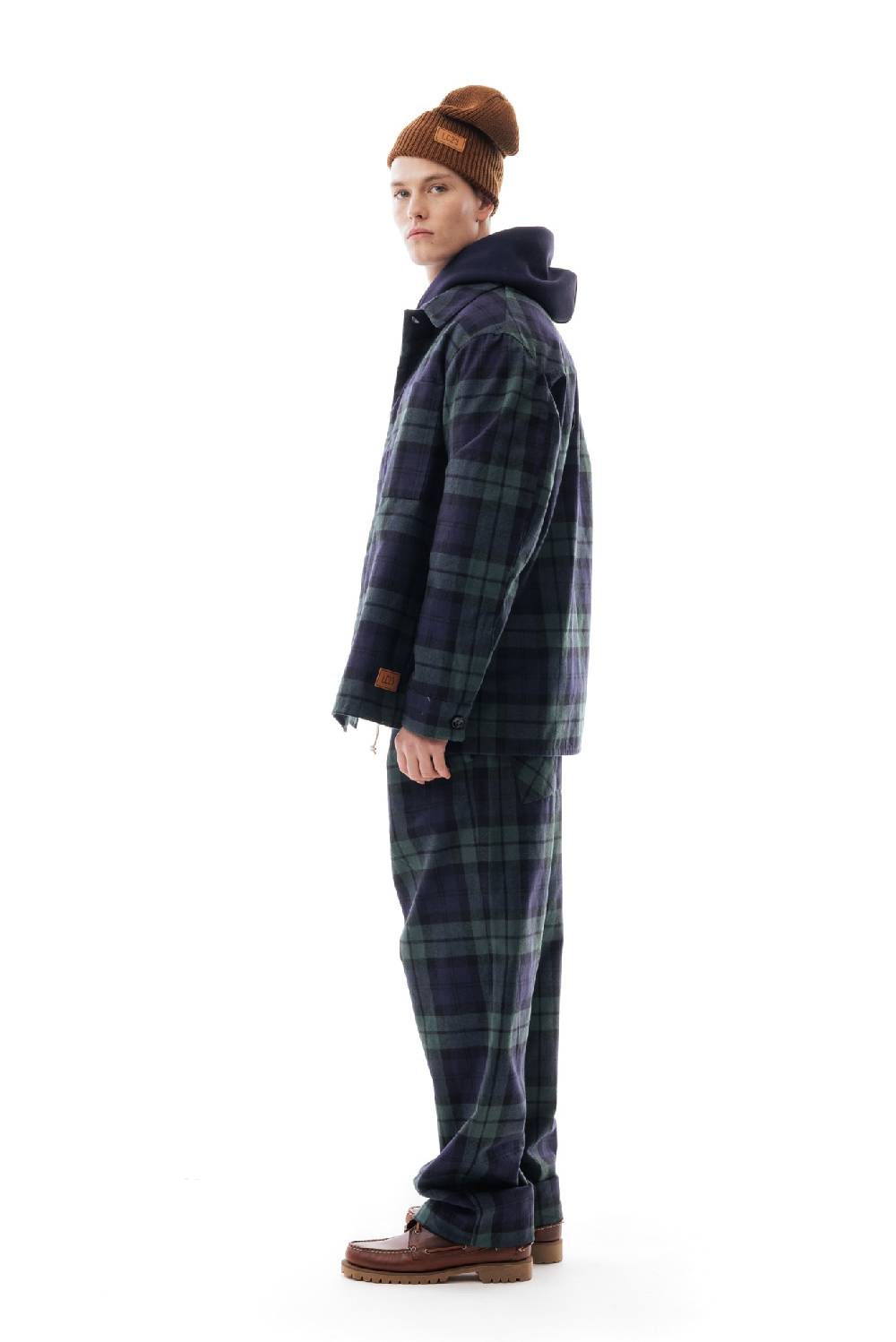 Lc23 Blackwatch Wool Overshirt In Saldo
