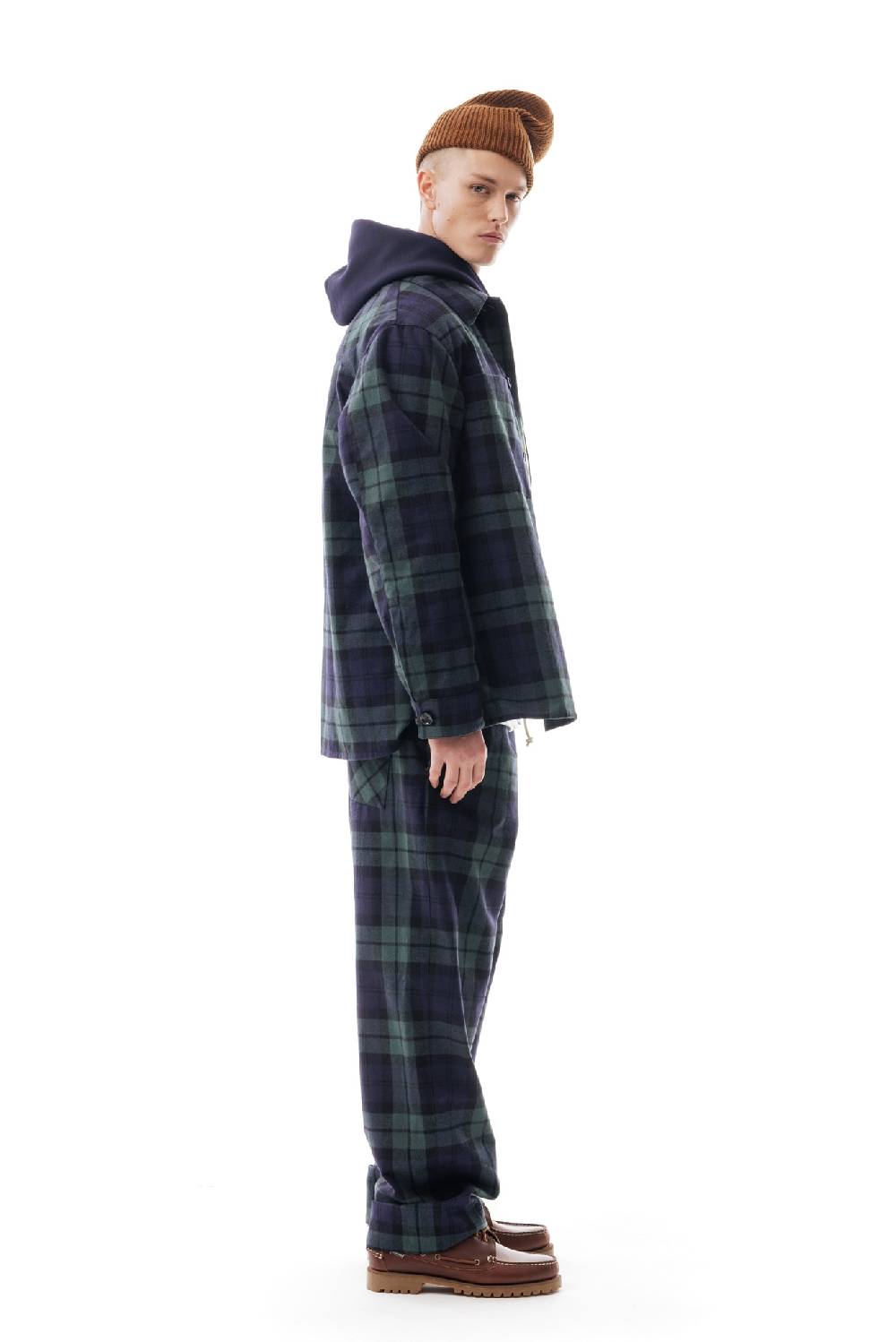 Lc23 Blackwatch Wool Overshirt In Saldo