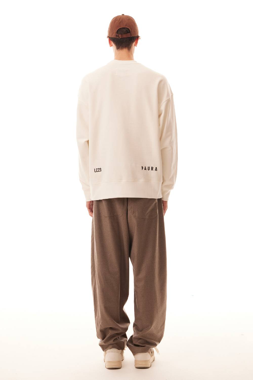 Lc23 Terrone Sweatshirt Cream Vendita