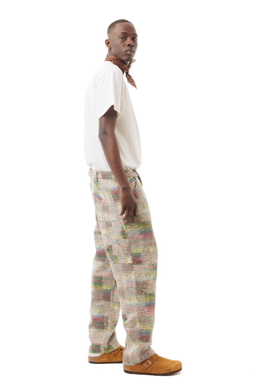 Lc23 Patchwork Work Trousers Qualità Garantita