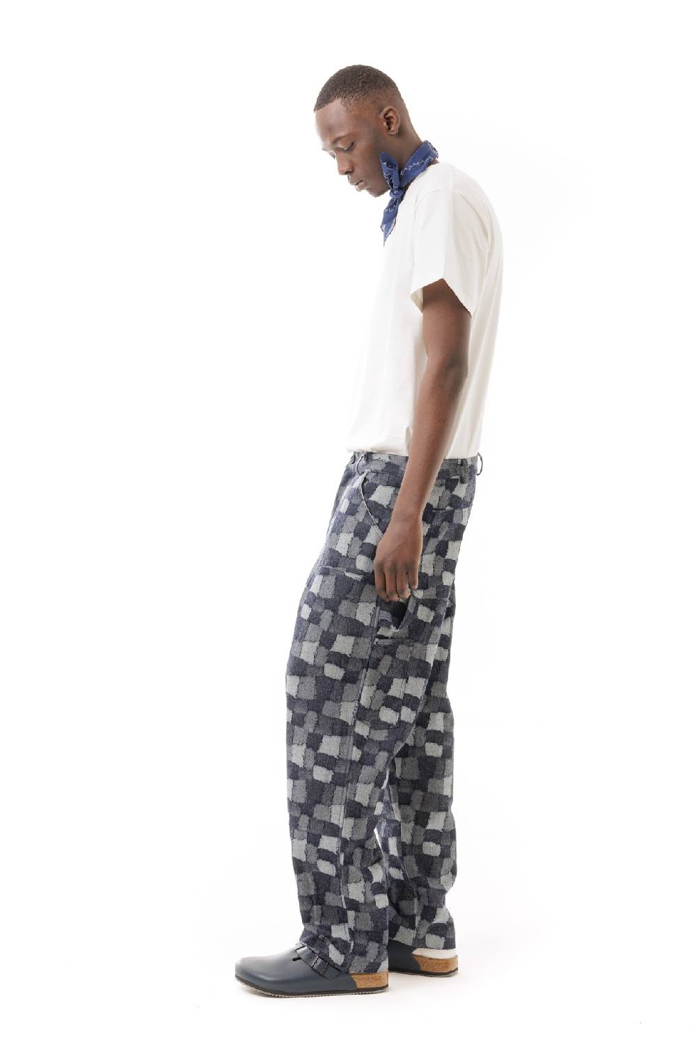Lc23 Patchwork Denim Work Trousers Negozi Online