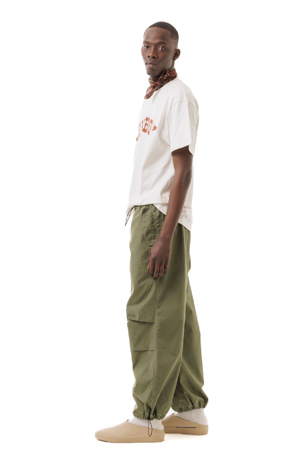 Lc23 Paracadute Pants Army Green Sottocosto