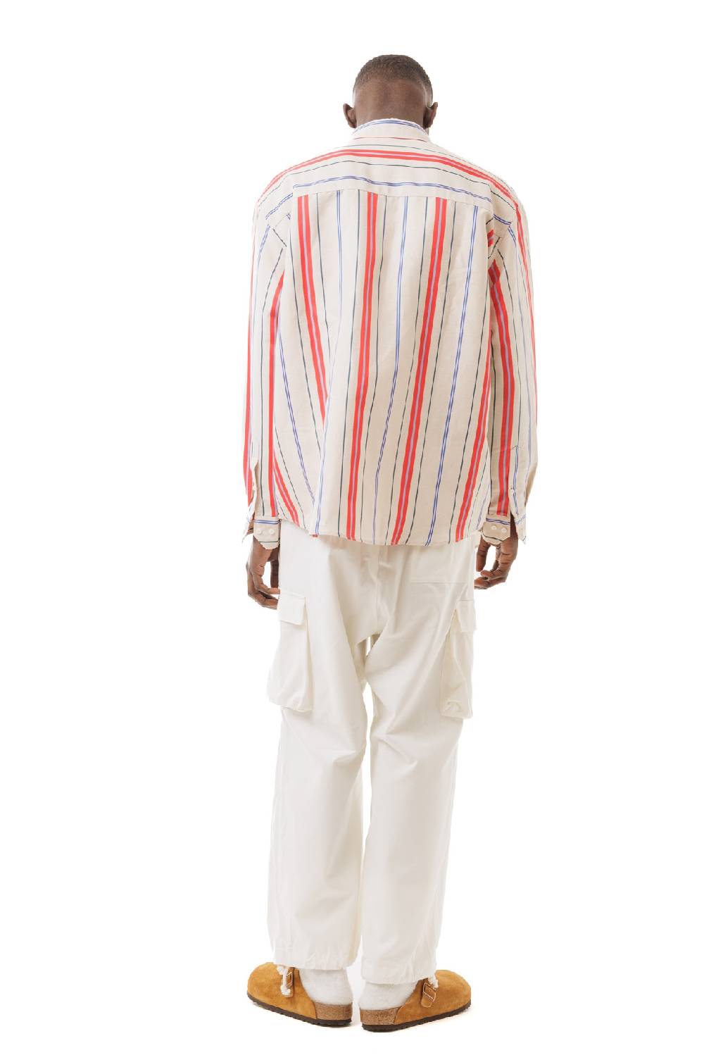 Lc23 Stripes Beige-Red Shirt Economico