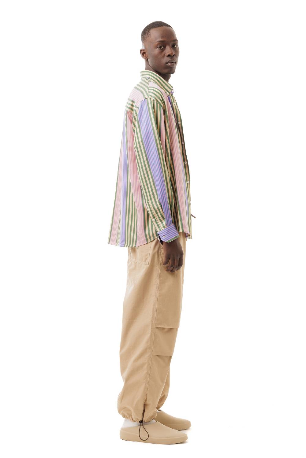 Lc23 Stripes Violet-Green Shirt Online