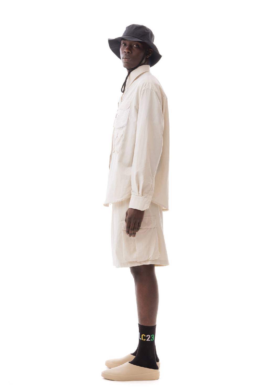 Lc23 Multipocket Nylon Shirt White 2025