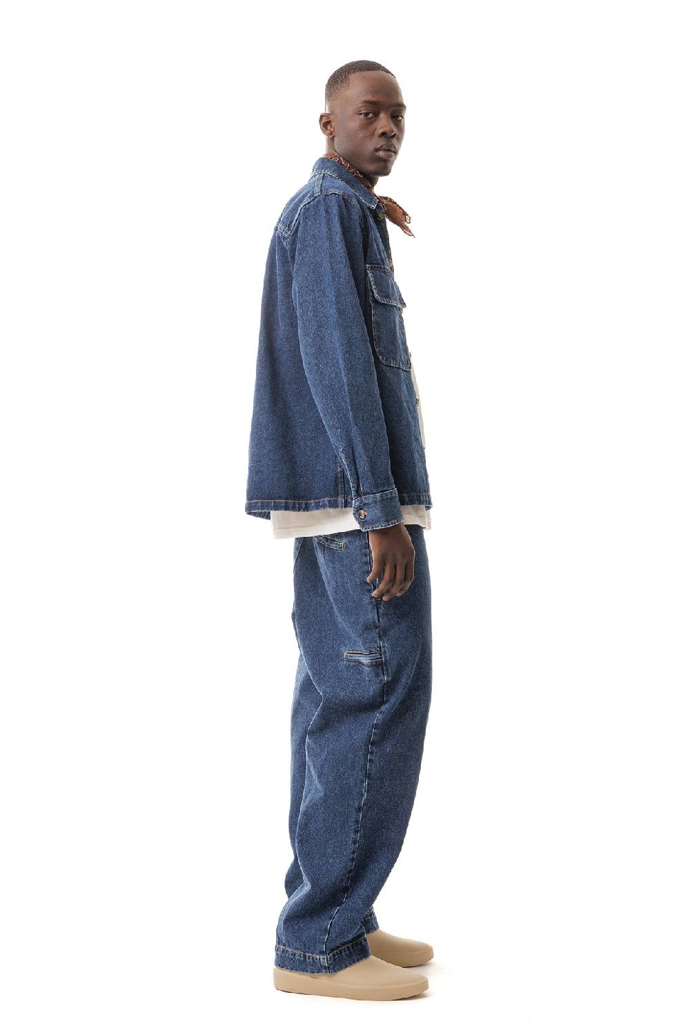 Lc23 Denim Embroidered Overshirt 2025