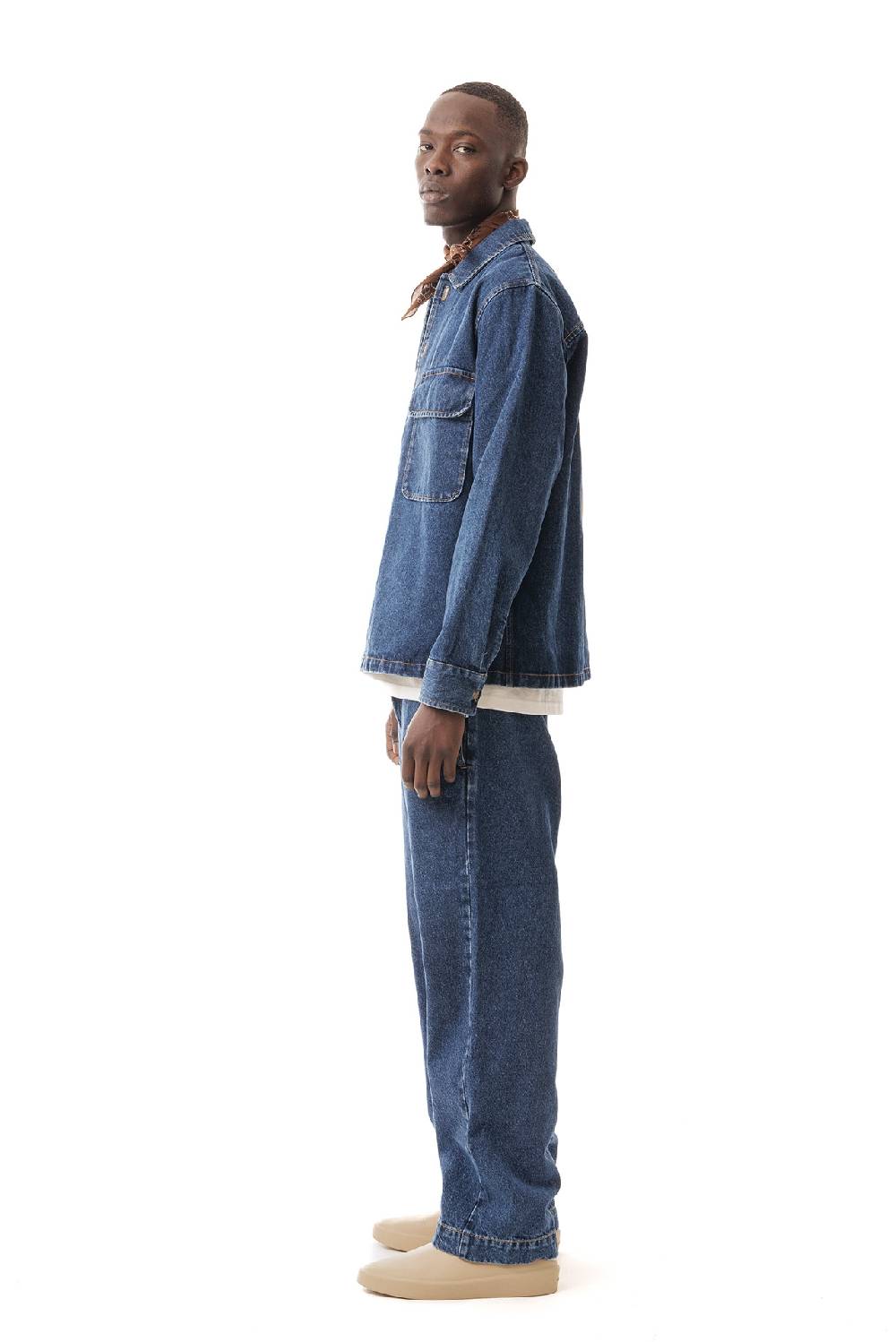 Lc23 Denim Embroidered Overshirt 2025
