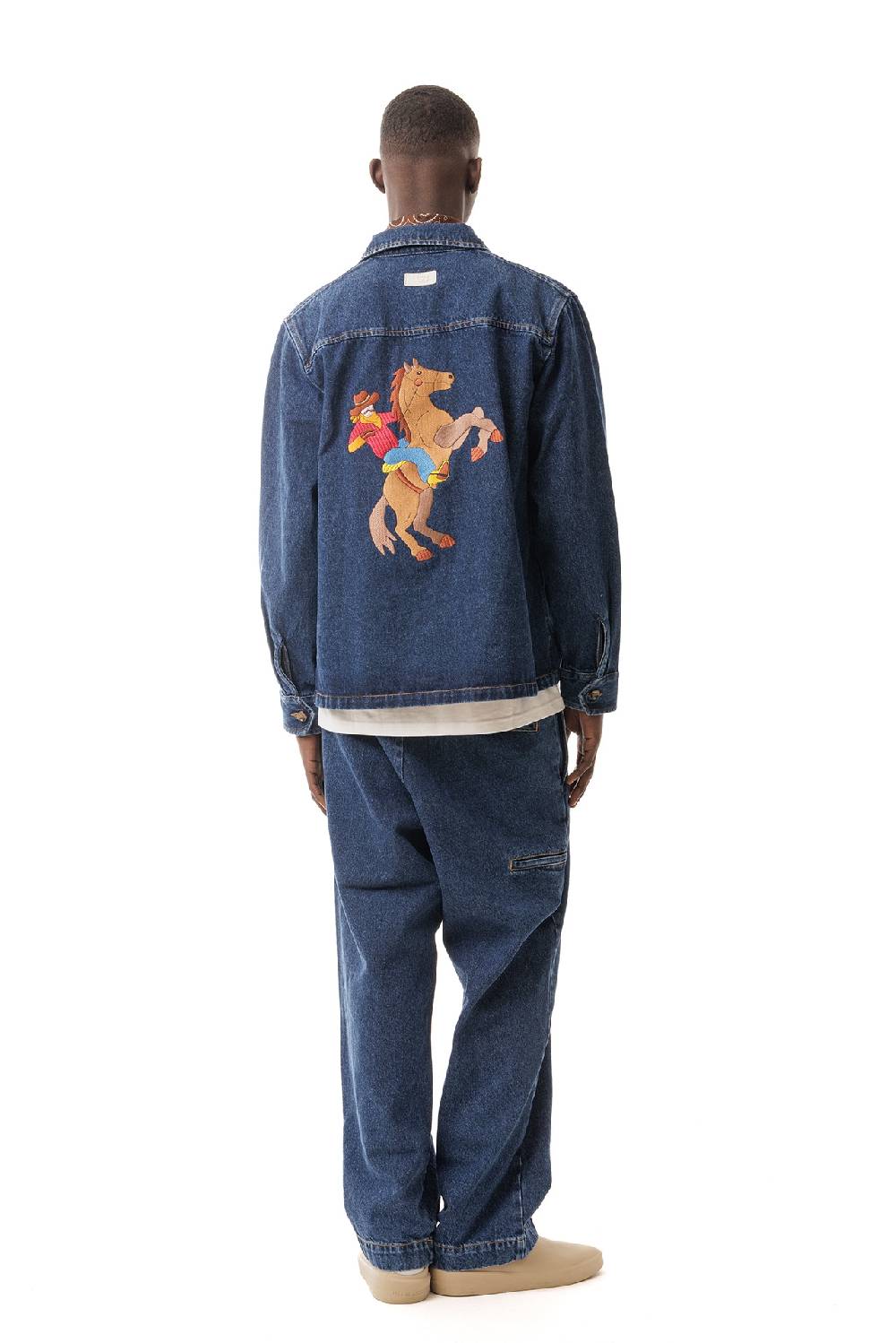 Lc23 Denim Embroidered Overshirt 2025
