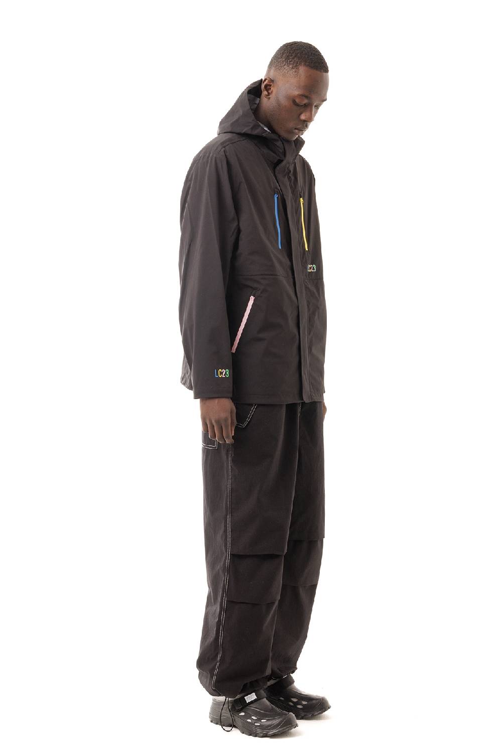 Lc23 Shell Jacket Black Fino Al -60%