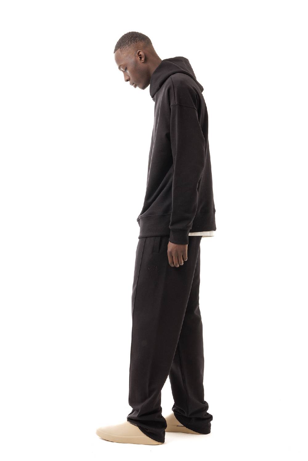 Lc23 Basic Hoodie Black Fino Al -60%