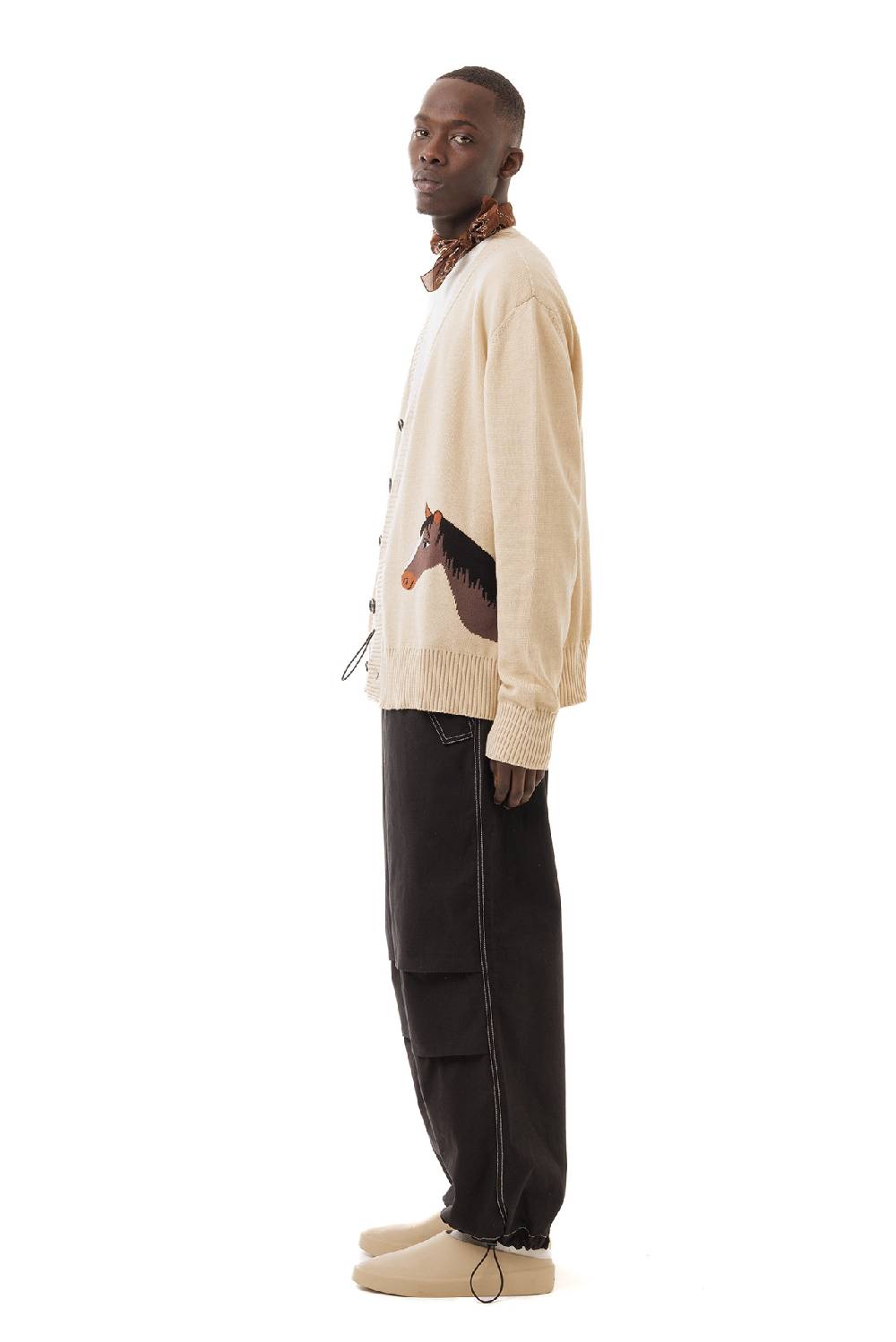 Lc23 Horses Cardigan Beige Sottocosto