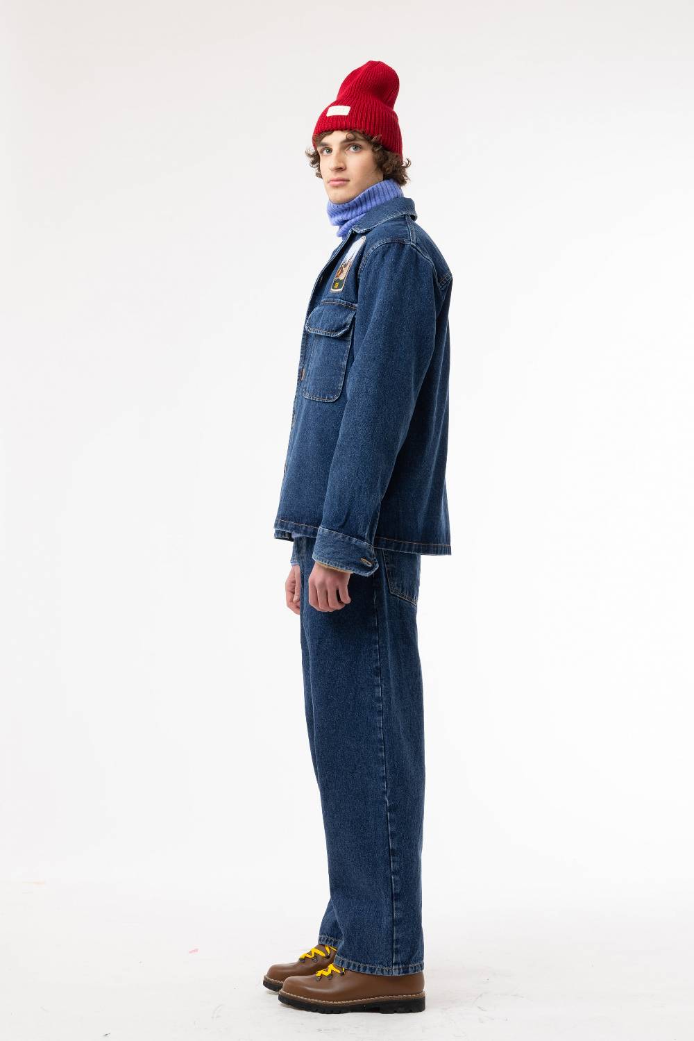 Lc23 Denim Patch Overshirt Saldi Di Fabbrica