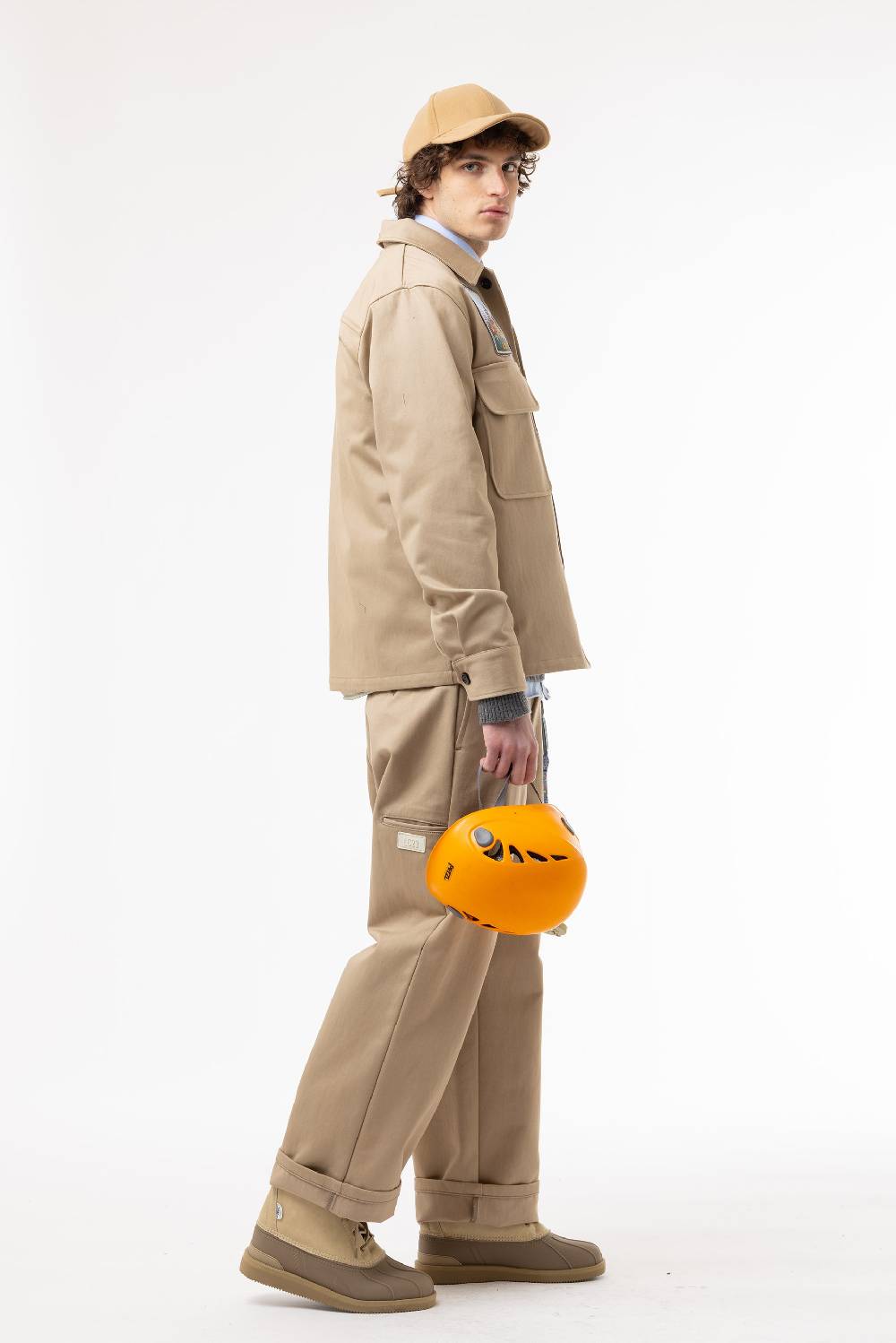 Lc23 Patch Canvas Overshirt Beige I Più Venduti