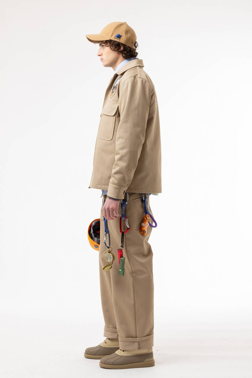 Lc23 Patch Canvas Overshirt Beige I Più Venduti