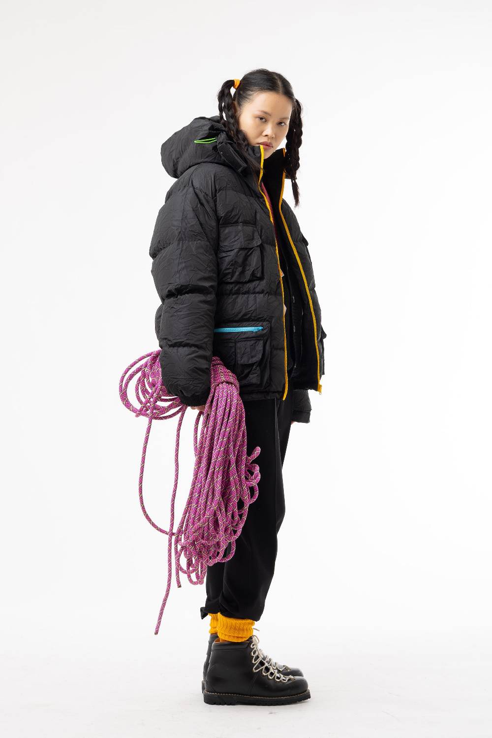 Lc23 Multipocket Down Jacket Black Nuova