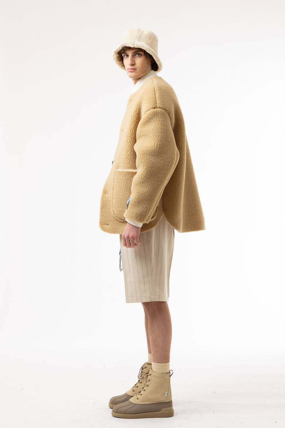 Lc23 Reversible Jacket Camel Moda