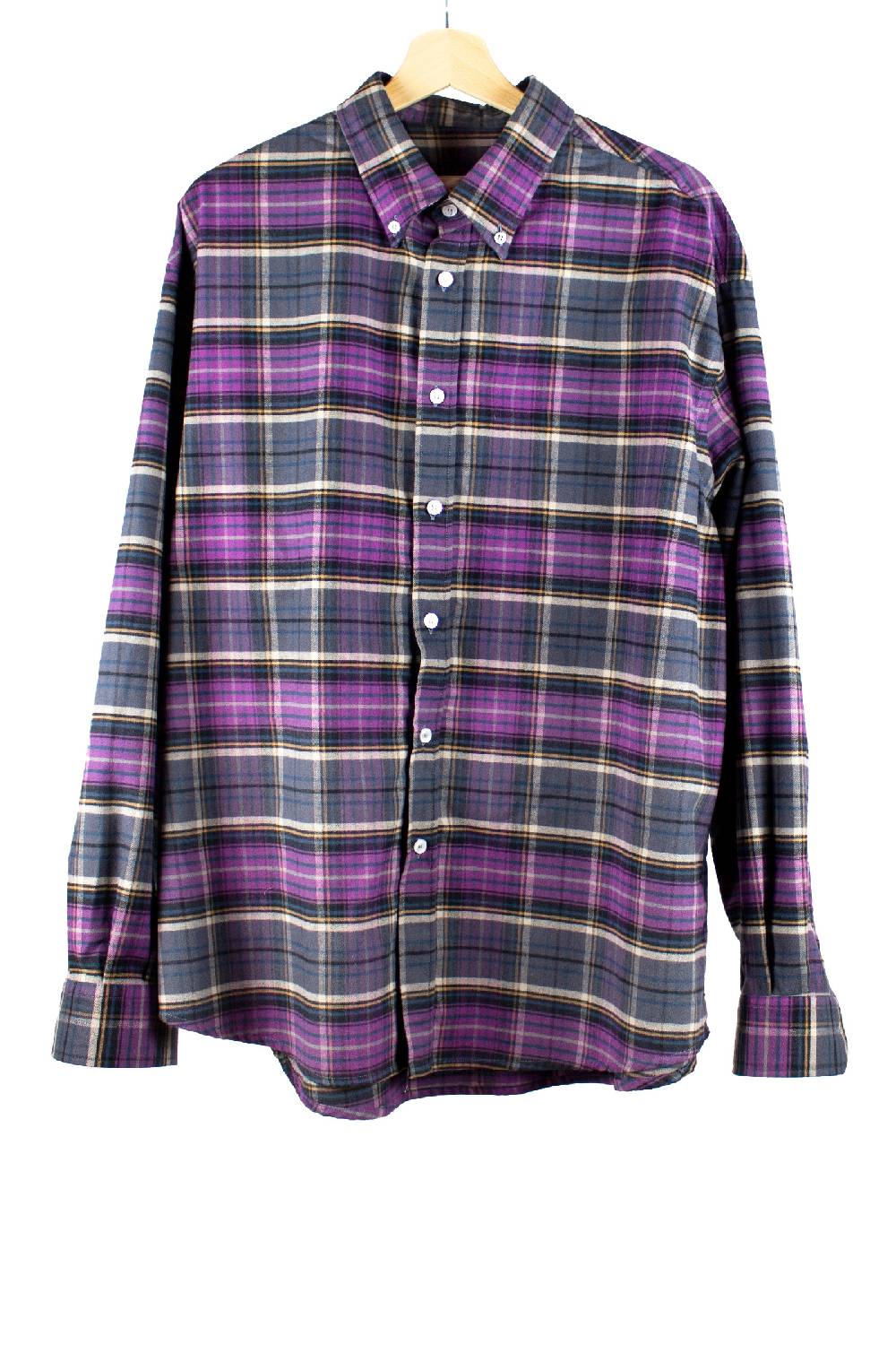 Lc23 Flannel Check Shirt Purple Soddisfazione Garantita