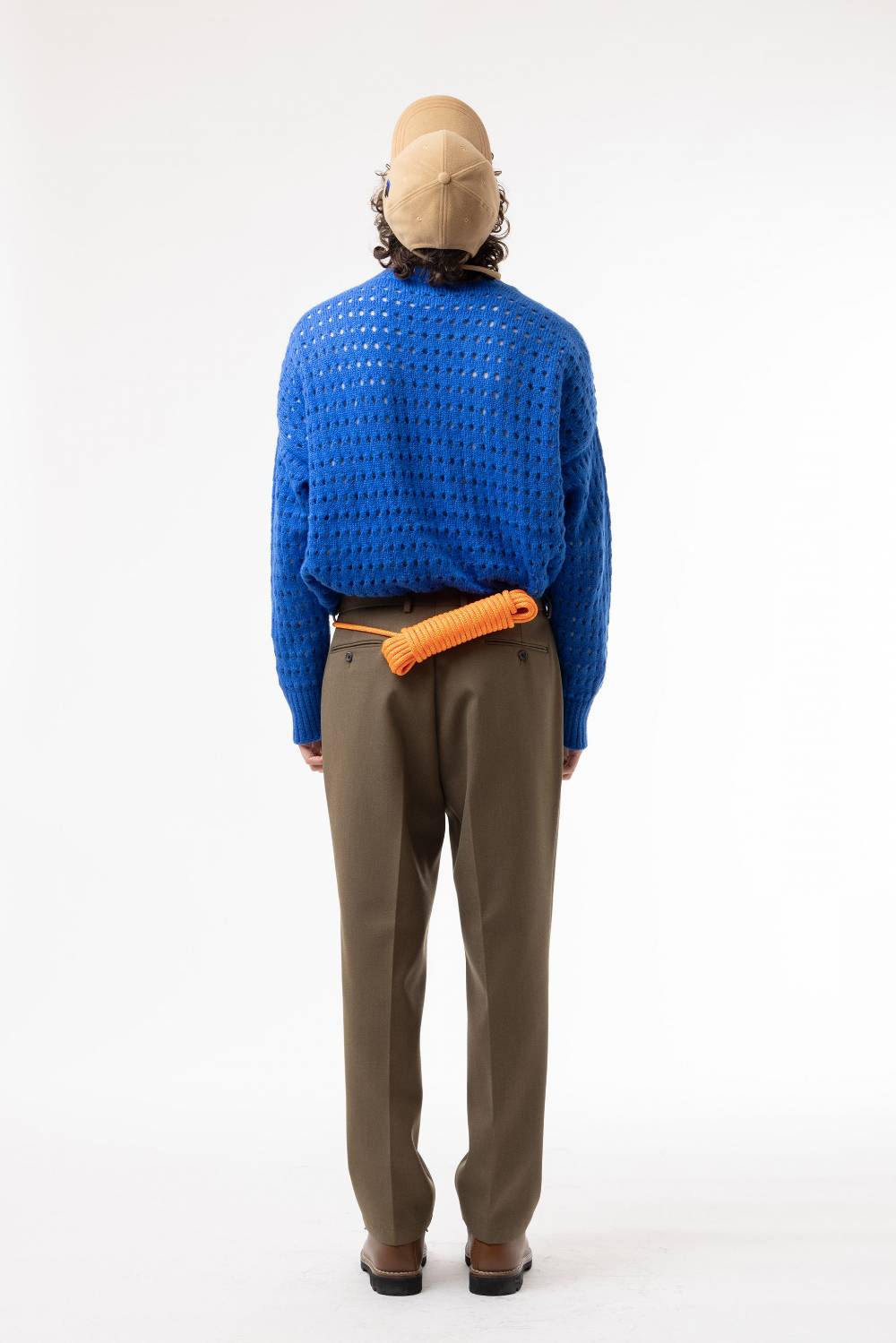 Lc23 Perforated Cardigan Blue Promozione Limitata