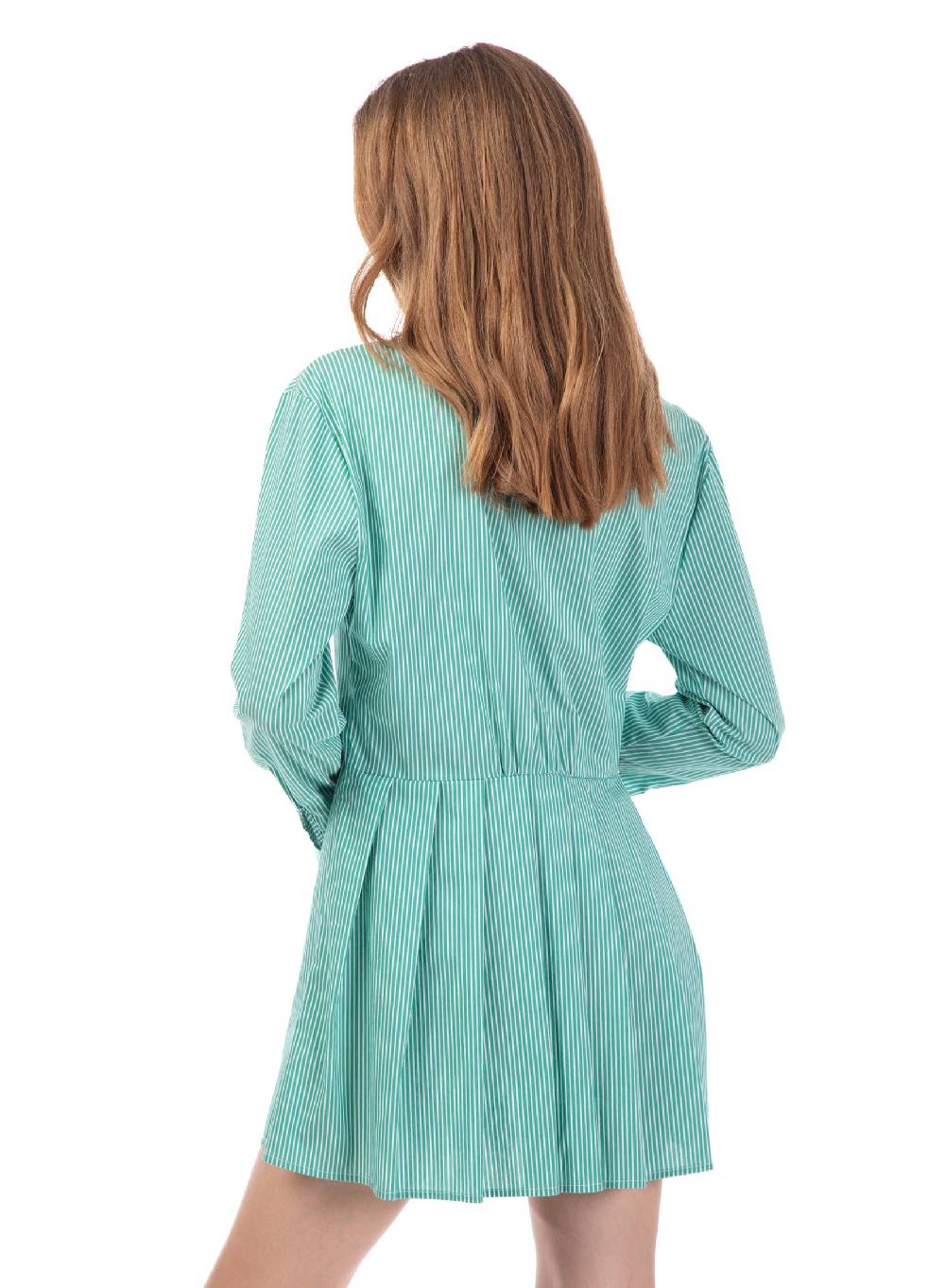 Le Volière Vestito a camicia a righe con catena I Più Venduti