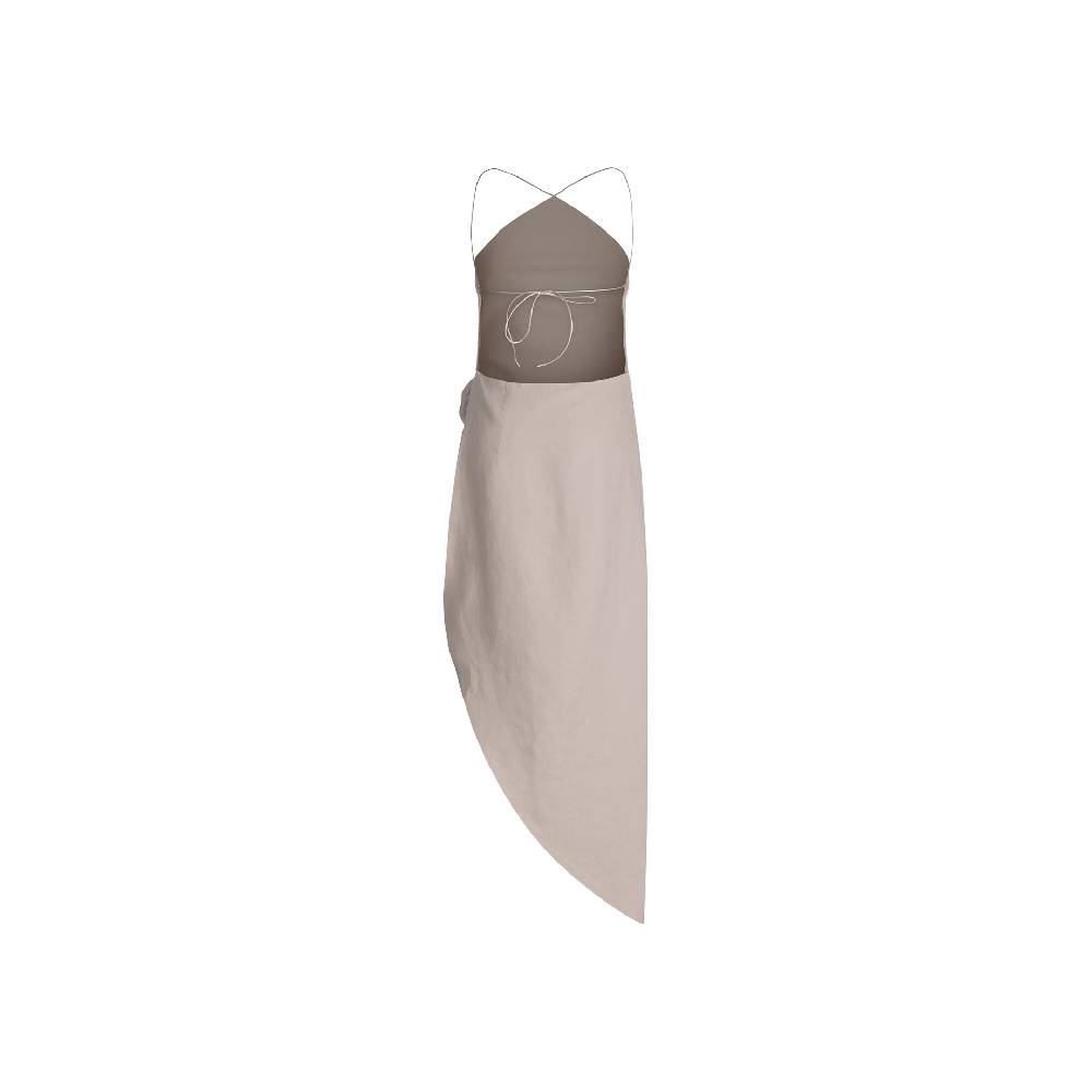 Nineminutes IMNOTPERFECT – THE TOMI MIDI LINUM SAND Vendita Calda