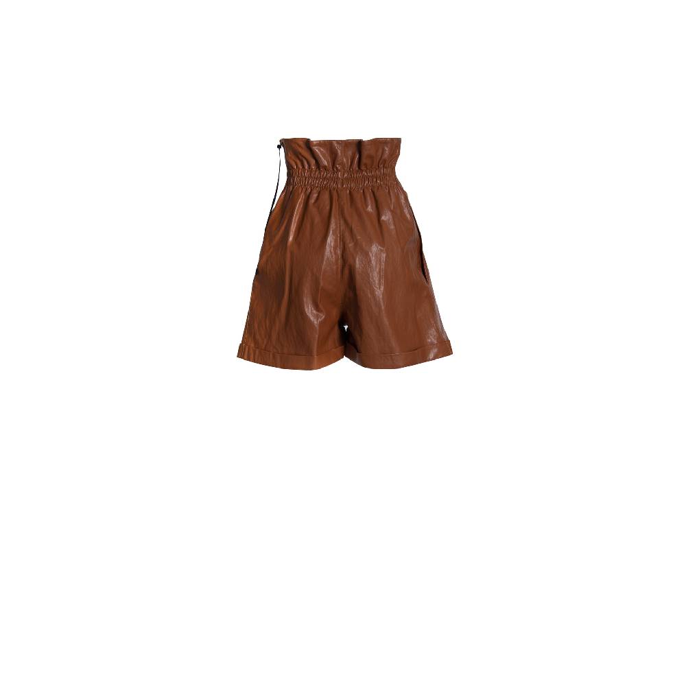 Nineminutes SS20 – THE PENCE SHORT LEATHER CUOIO Sconto