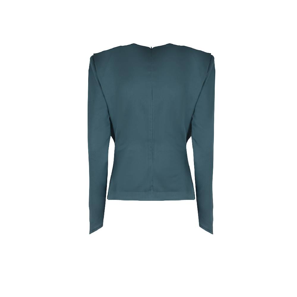 Nineminutes FW20.21 – THE LAURYN TOP GREEN Negozi Online