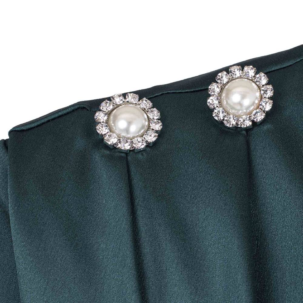 Nineminutes FW20.21 – THE LAURYN TOP GREEN Negozi Online