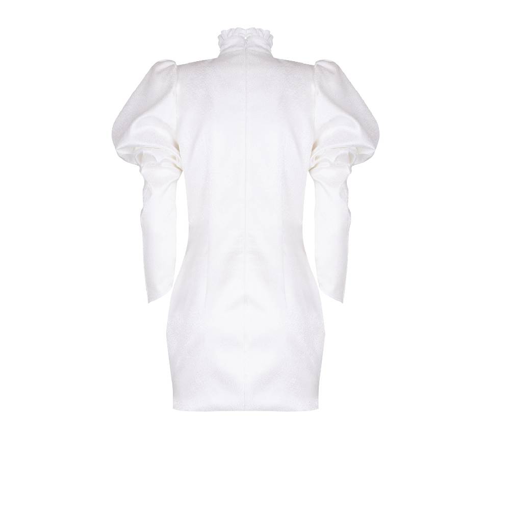 Nineminutes FW20.21 – THE LADY JANE DRESS WHITE Promozione Limitata