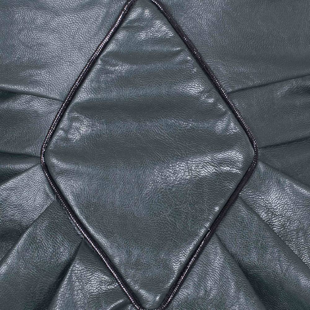 Nineminutes FW20.21 – THE RHO SKIRT LEATHER GREEN Affare Del Giorno