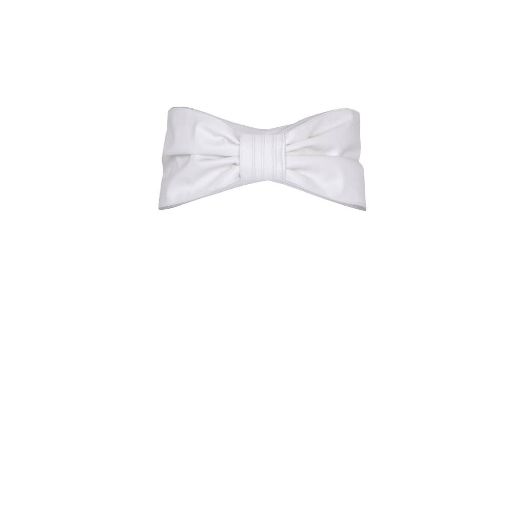 Nineminutes U&O – THE BOW BELT WHITE Prezzo Ridotto