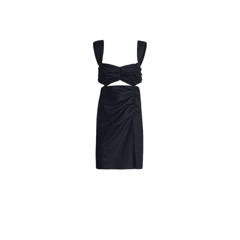 Nineminutes LUNAIRE – THE MARLEN MINI LINUM BLACK Moda