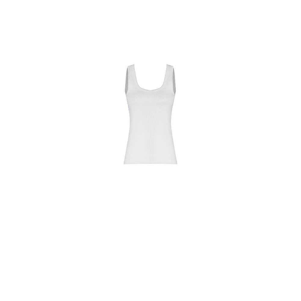 Nineminutes REVERSIBLE – THE TANK COTTON WHITE Saldi
