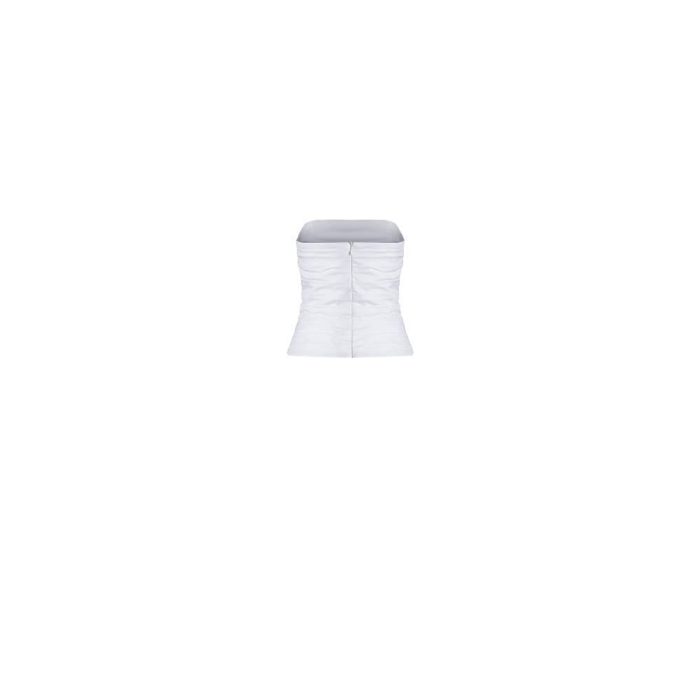 Nineminutes REVERSIBLE – THE LUCY TOP COTTON WHITE Offerte
