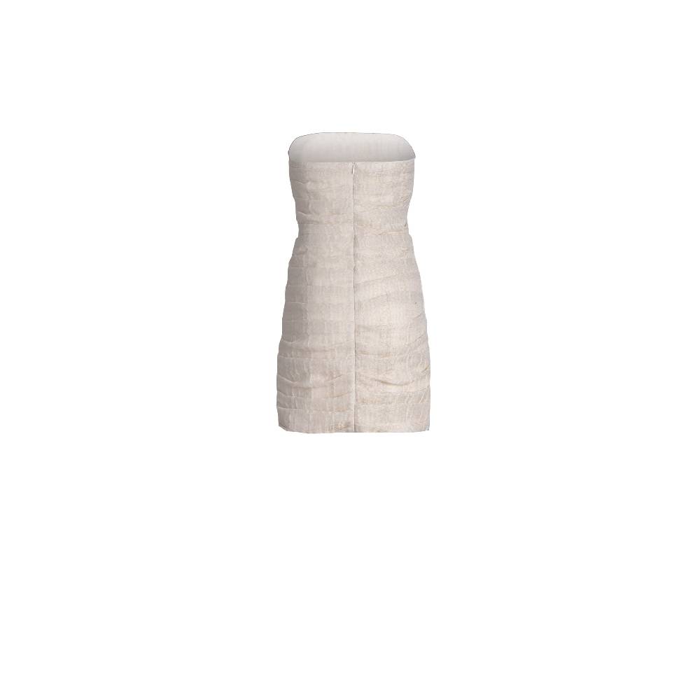 Nineminutes REVERSIBLE – THE LUCY DRESS GOLD LINEN Negozio