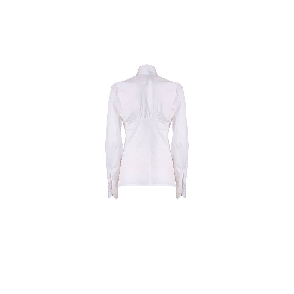 Nineminutes REVERSIBLE – THE MICHELLE SHIRT COTTON WHITE Italy