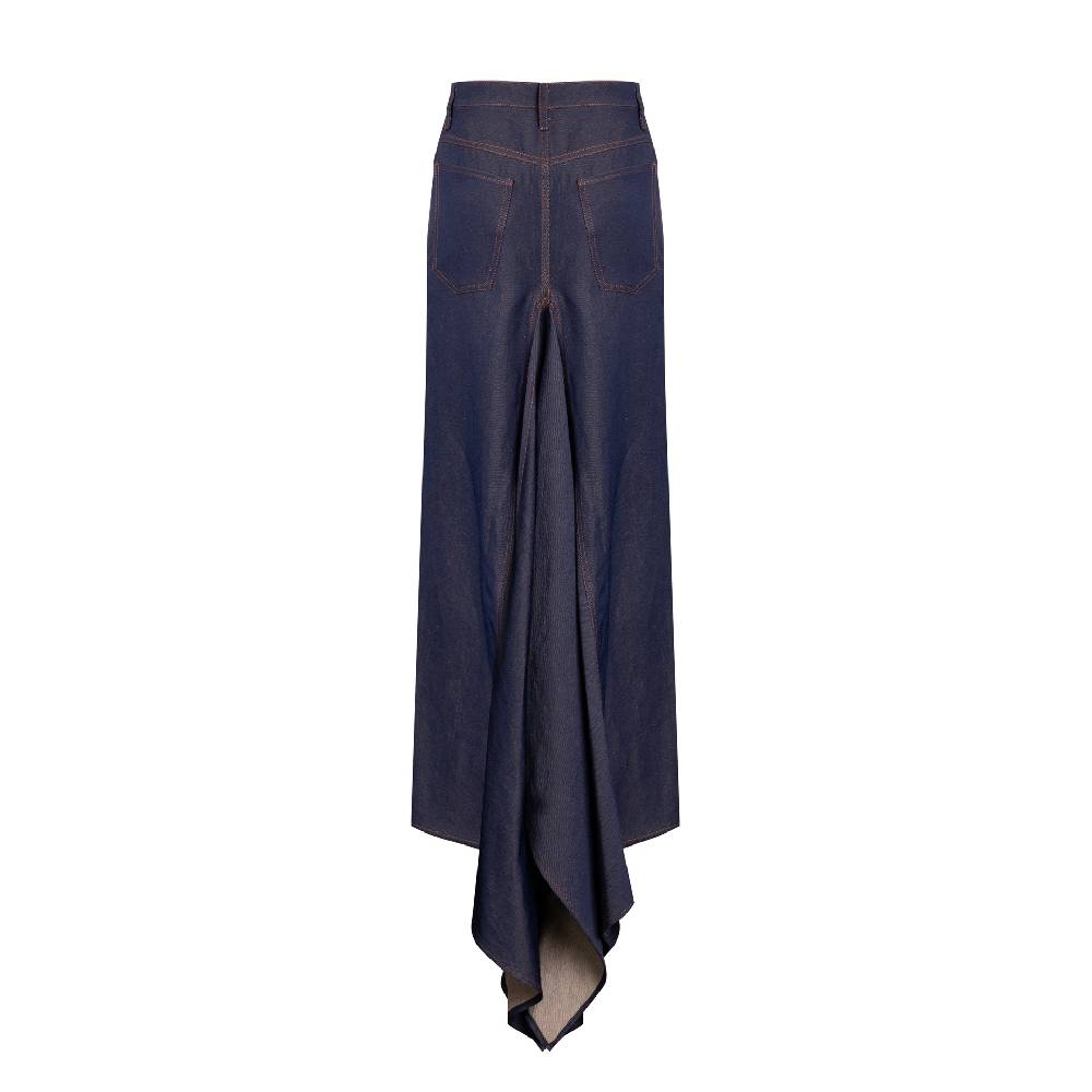 Nineminutes REVERSIBLE – THE LONG MARY BLUE DENIM Offerta