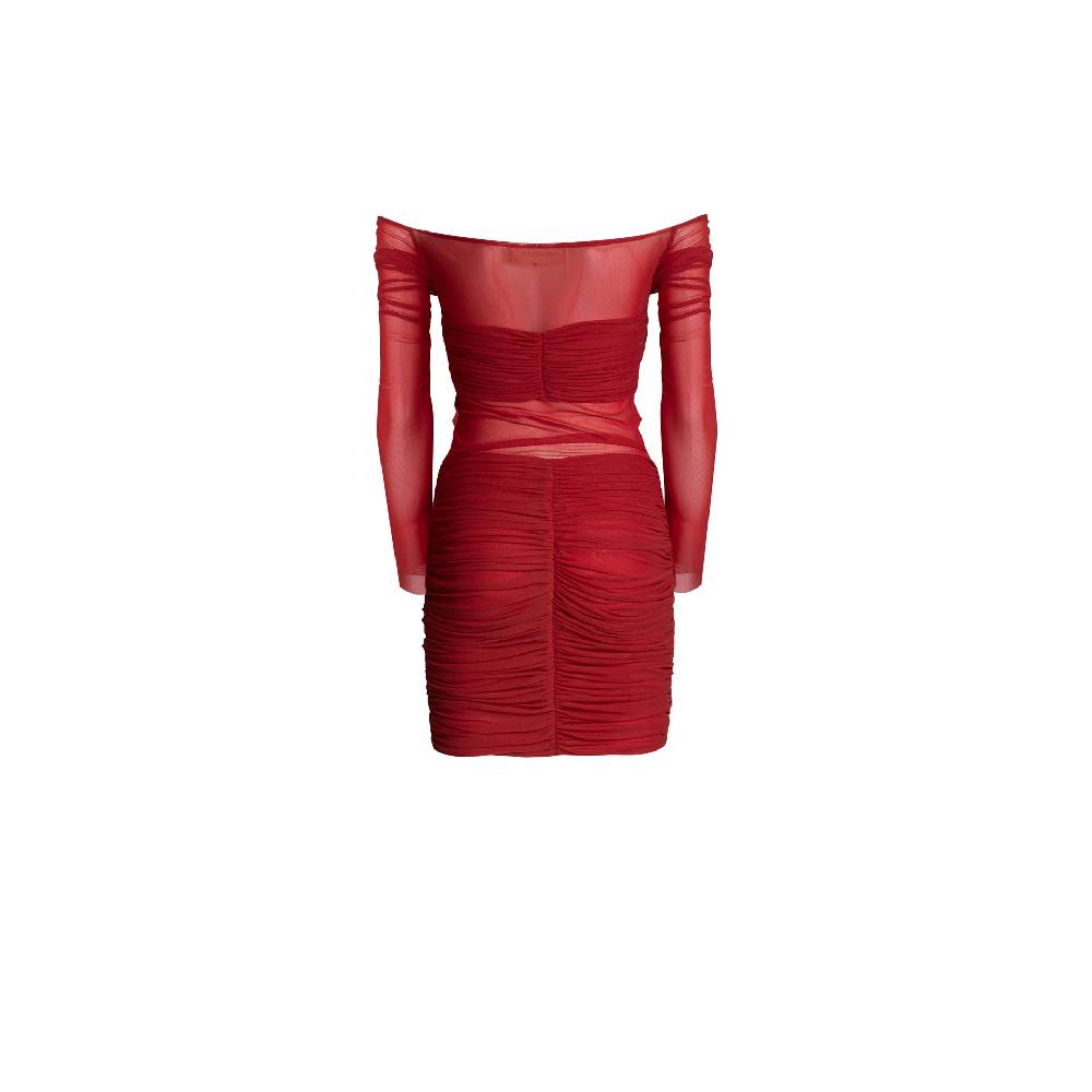 Nineminutes REVERSIBLE – THE BARDOT DRESS MESH ORANGE Discount Store per i nuovi prodotti