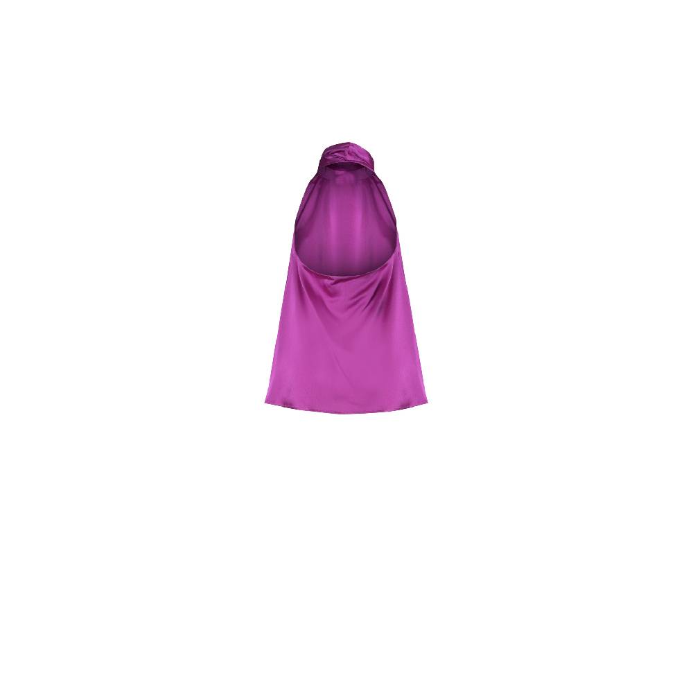 Nineminutes FW22.23 -THE ELVIRA TOP PLUM Economico